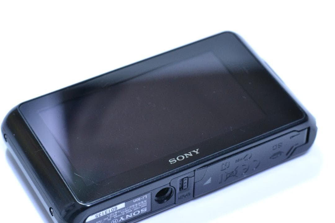 完動品 SONY Cyber-shot DSC-TX20 ブラック フタ注意