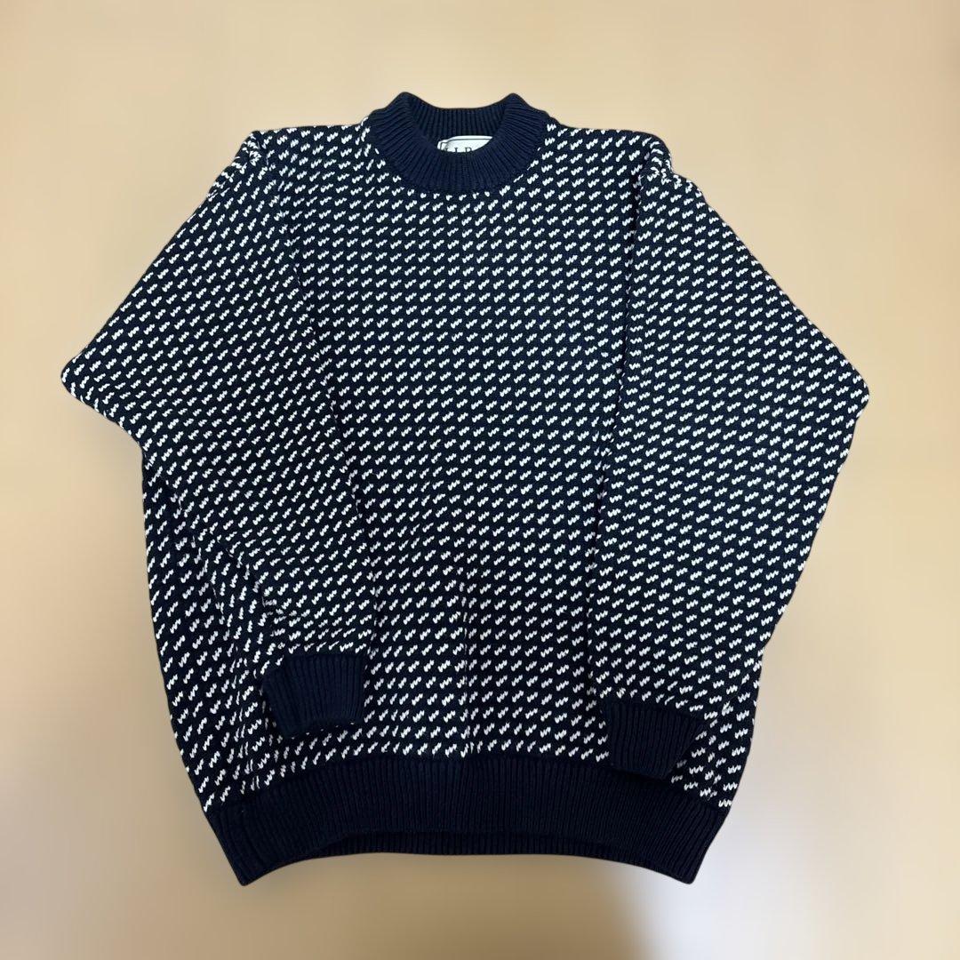 L.L.bean エルエルビーン バーズアイニット メンズLサイズ　在原みゆ紀