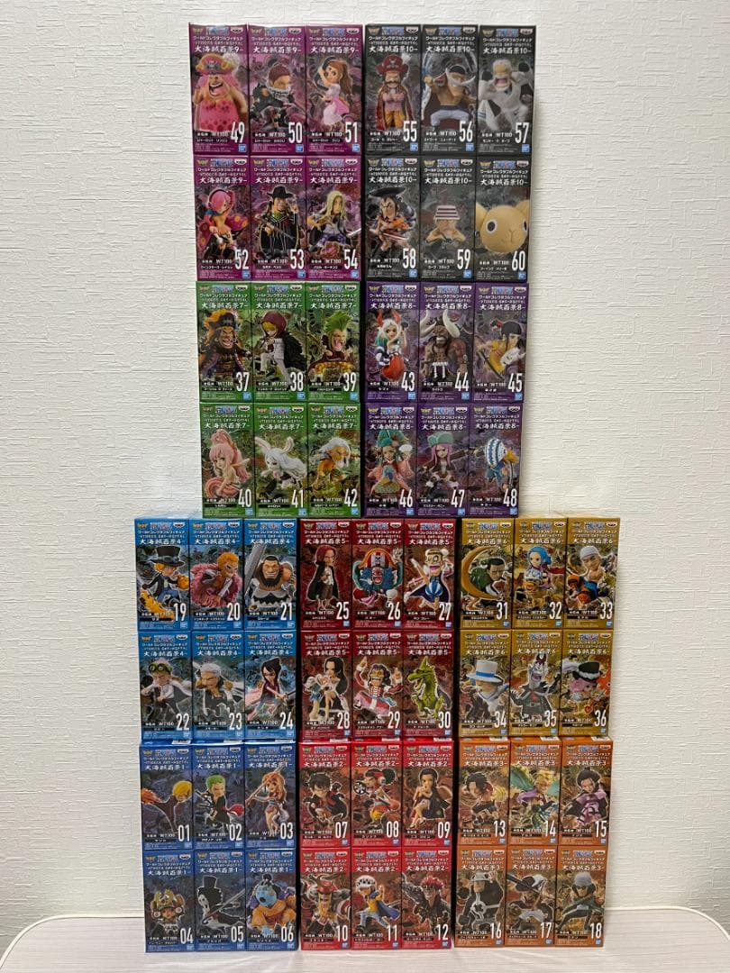 未開封 ワンピース WCF ワーコレ 大海賊百景 1～10 57種 コンプ