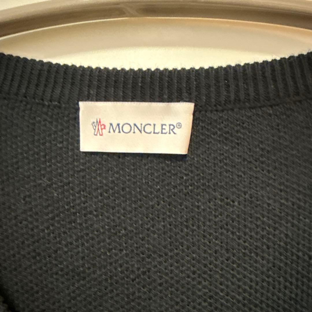 MONCLER フリル付きカーディガン