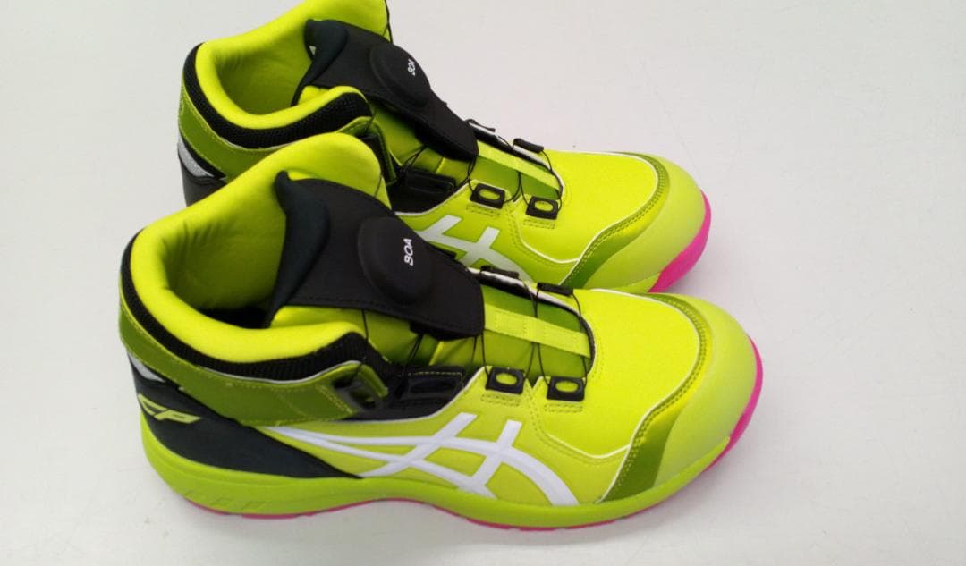 sgw828様用アシックス CP304 BOA ネオンライムホワイト 27.0