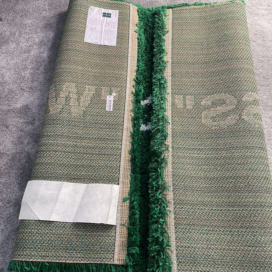 訳あり USED IKEA イケア OFF-WHITE オフホワイト ラグ