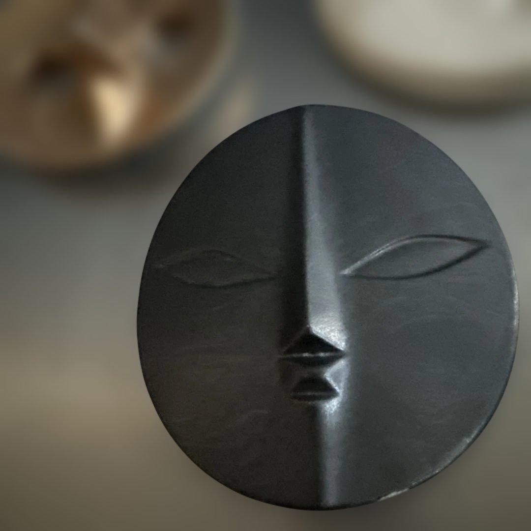 岡本太郎　太陽の顔壁掛け3点セット　ヴィンテージ感が素敵！