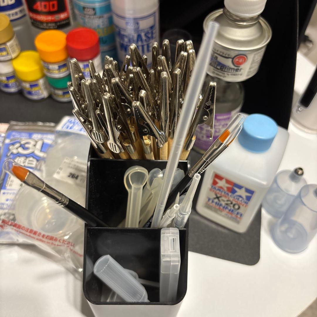 【未使用】Mr.カラー・タミヤ塗料・塗装ブース付き プラモデル塗装セット一式