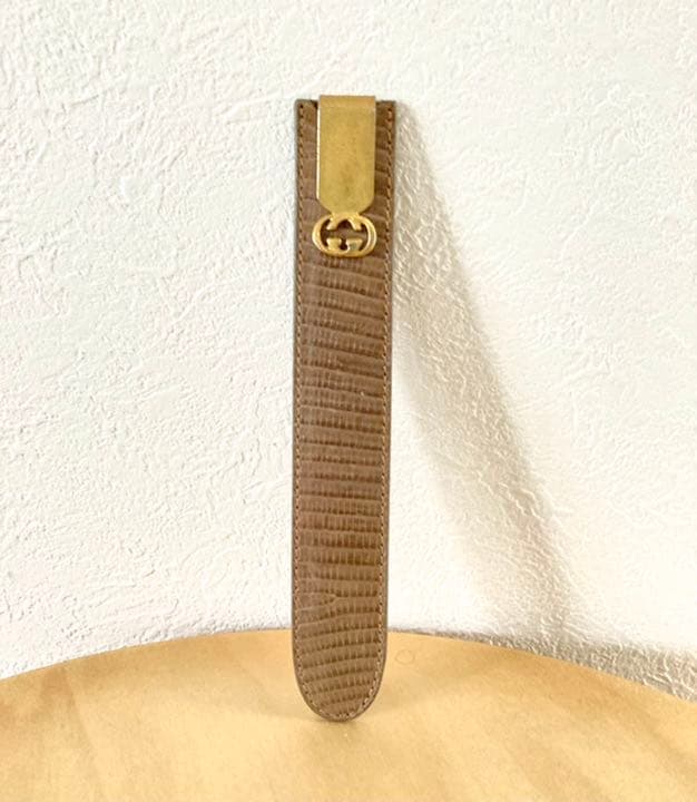 オールドグッチ  リザードケース付 ペーパーナイフ 伊製 グッチ