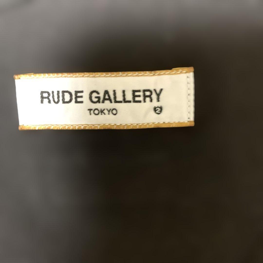 サイズ2RUDE GALLERY ブラックオーバーオール