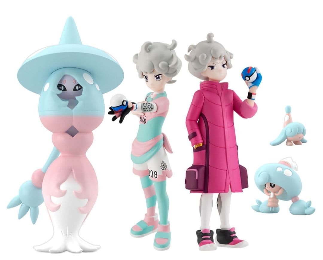 ポケモン スケールワールド ガラル地方　ビート＆ミブリム＆テブリム＆ブリムオン