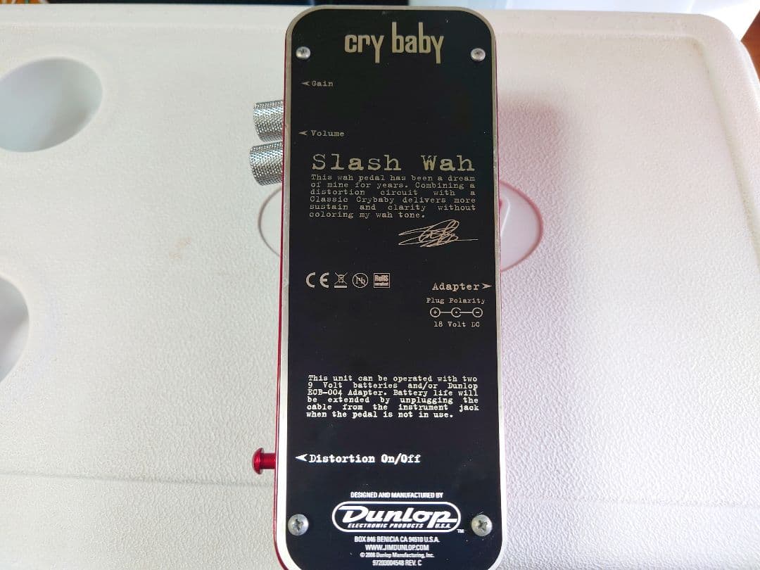 Cry Baby Slash signature ワウペダル SW-95