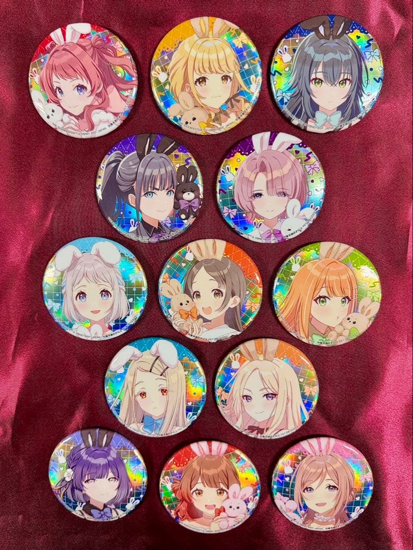 学園アイドルマスター オーロラ缶バッジ～GiGO限定～　全13種コンプセット