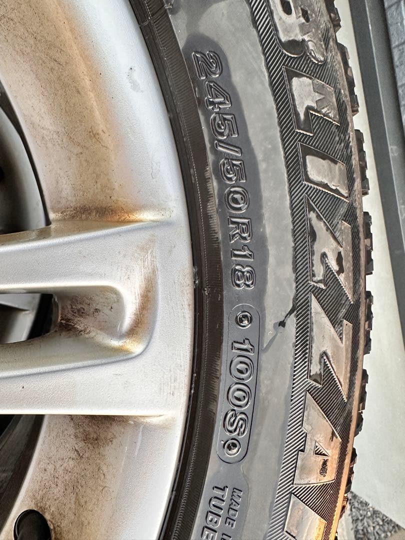  18インチ 245/50R18 ブリザックVRX 20年30週製造