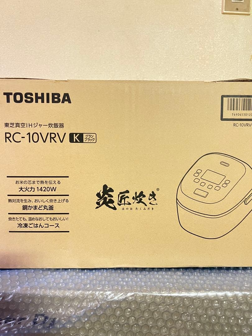 わけありTOSHIBA RC-10VRV K 炊飯器 1.0L