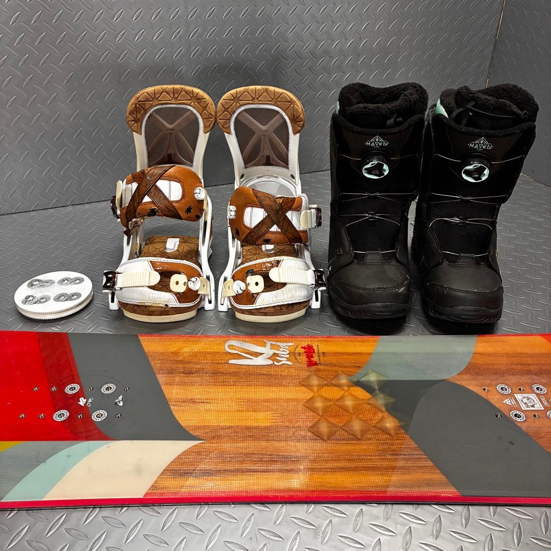 【レディース】K2 LimeLite 142cm BOAブーツ付き 3点セット！