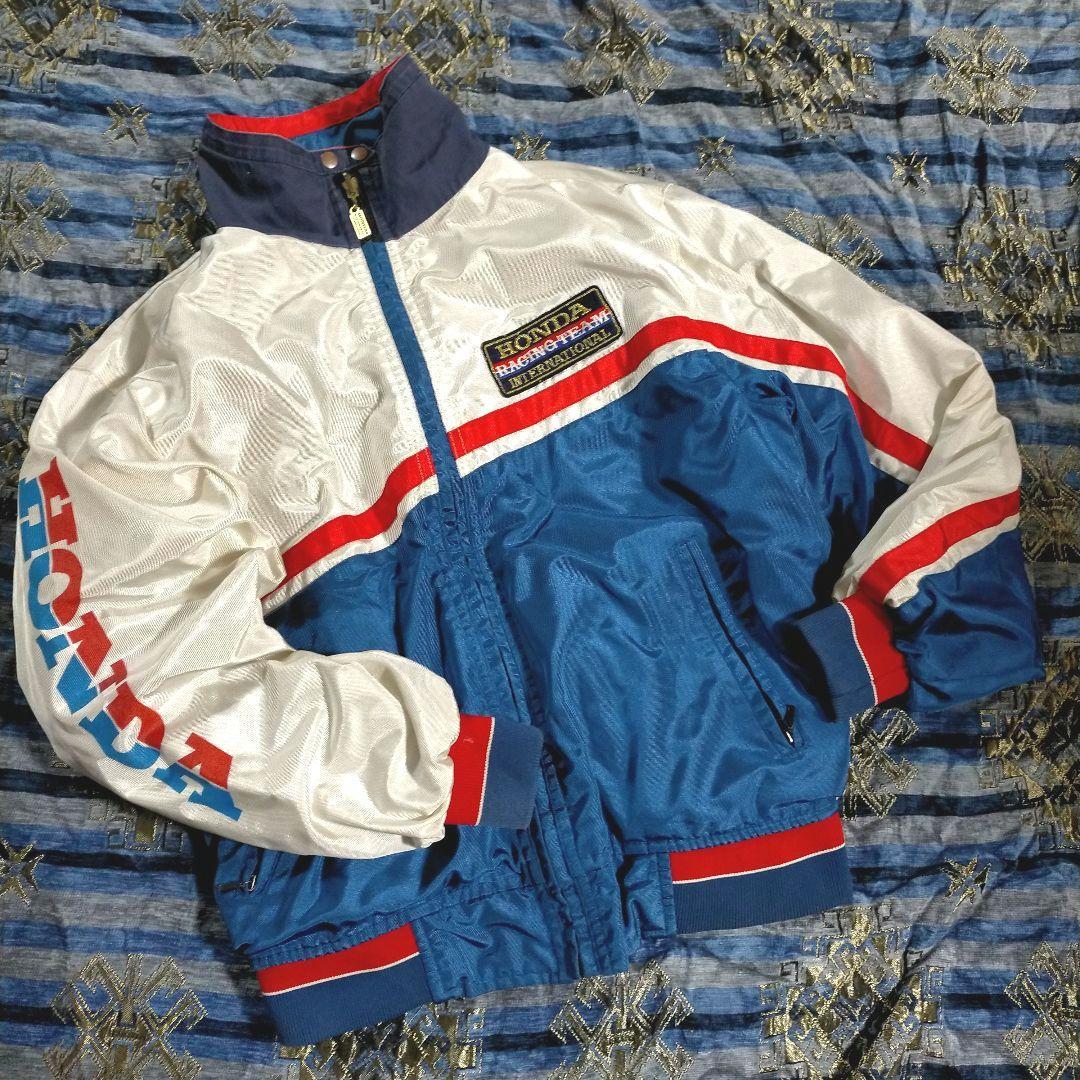 激レア ヴィンテージ ホンダ リバーシブル ジャンパー ブルゾン 袖ロゴ L