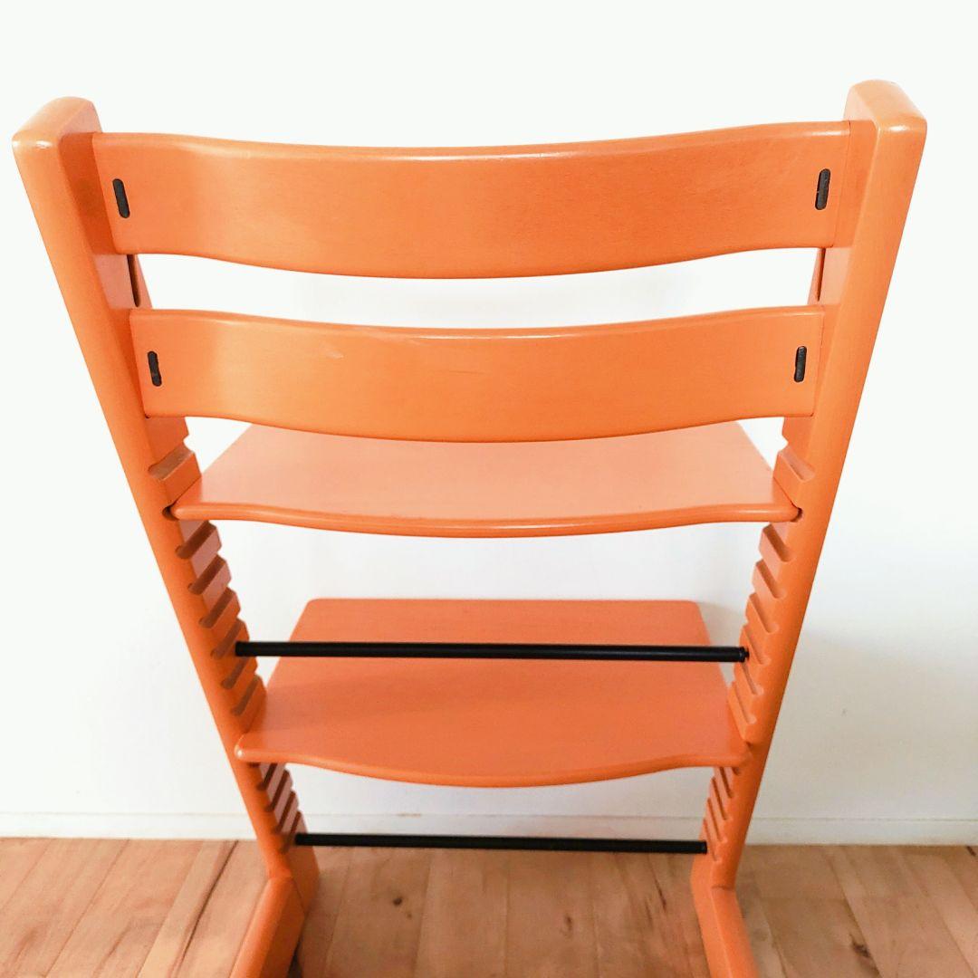 【希少】美品　現行モデル　STOKKE　トリップトラップ　シリアル4　テラコッタ