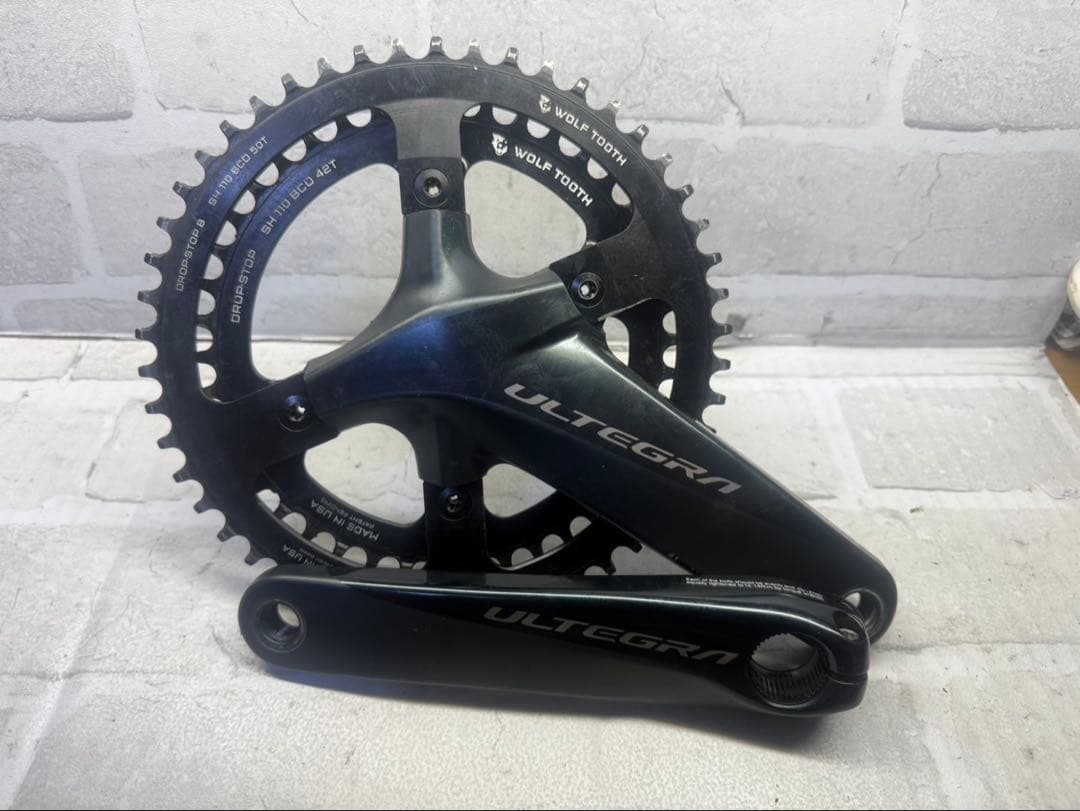 シマノアルテグラ　R8000 クランクセット　WOLF TOOTH
