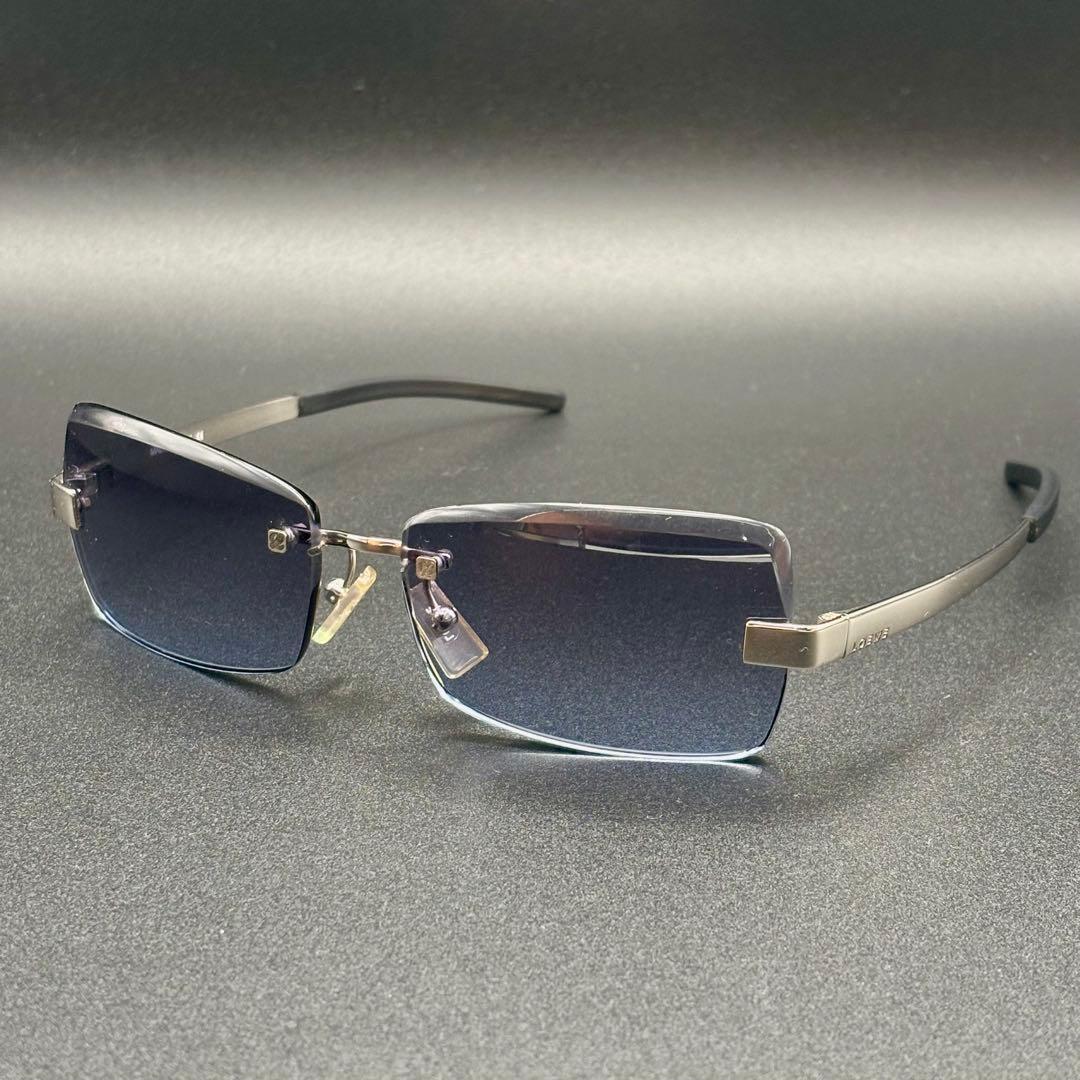 希少✨Y2K Loewe Sunglasses Rimless Vintage
