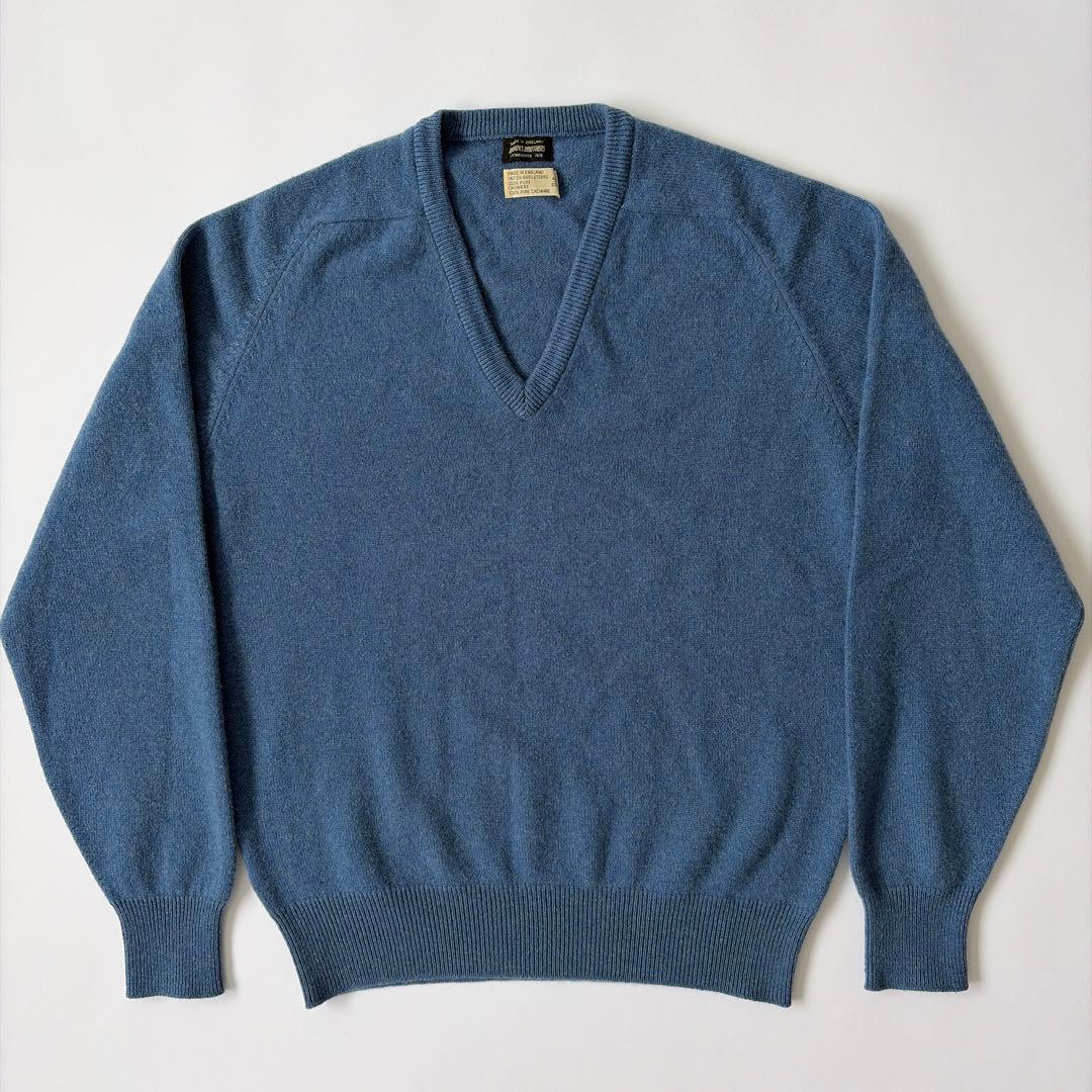 70-80s イングランド製 ブルックスブラザーズ カシミアセーター