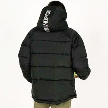 ■LUZeSOMBRA 中綿 アノラック ジャケット 黒L ルースイソンブラ■