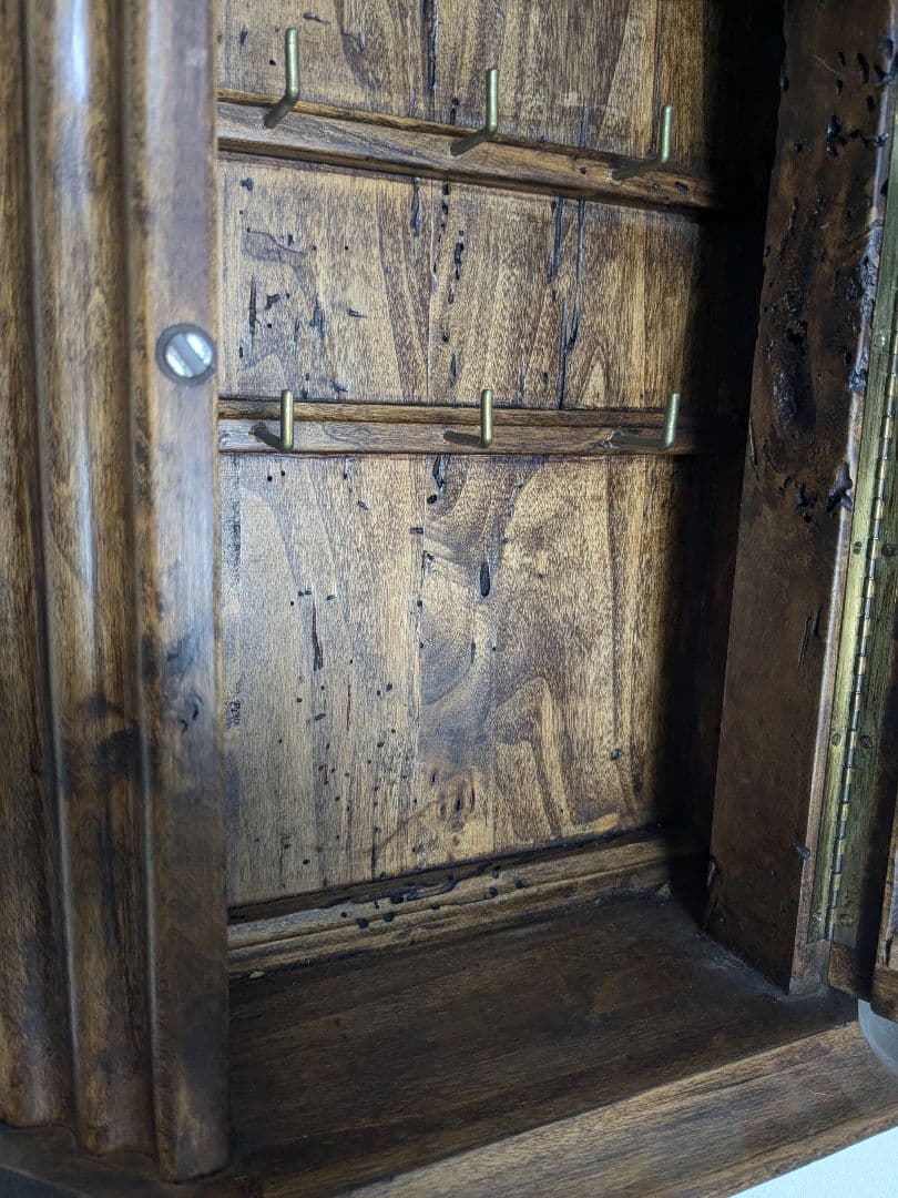 木製 壁掛け キーケース ヴィンテージ ショーケース