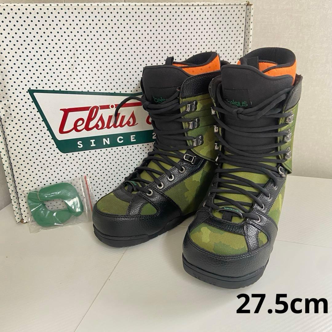 新品・未使用⭐️CELSIUS スノーボードブーツ27.5cm 迷彩