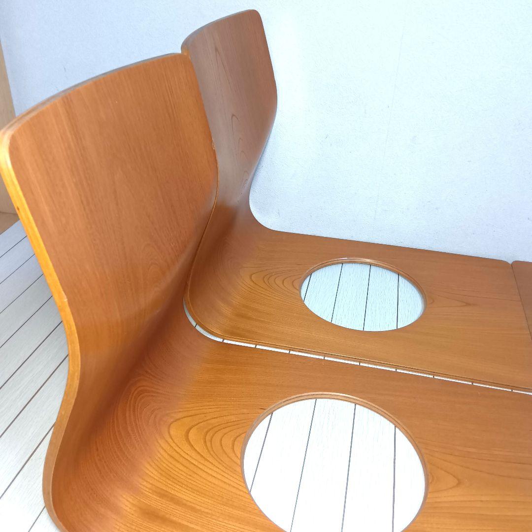 天童木工　高級座椅子　4脚セット　曲げ木