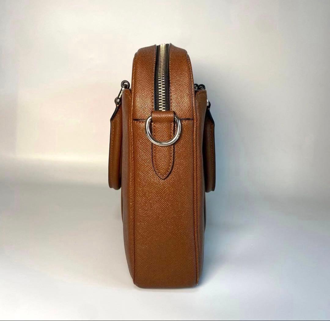 コーチ　COACH ブラウン ビジネスバッグ