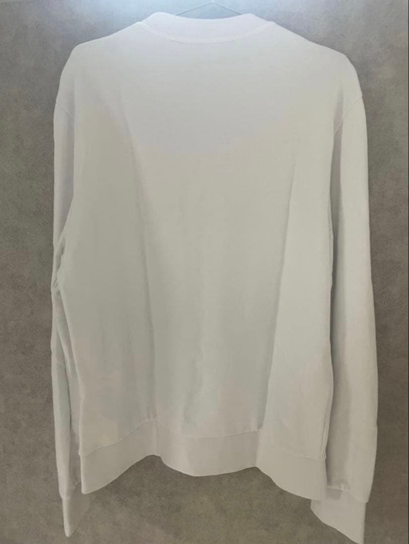 MONCLER ホワイト 長袖トレーナー