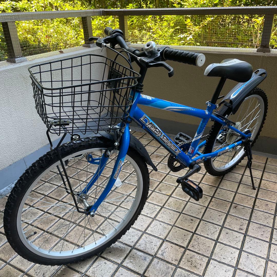 断捨離中★aoi　小学3年生以上　キッズ用自転車ブルー6速ギア付　手渡希望