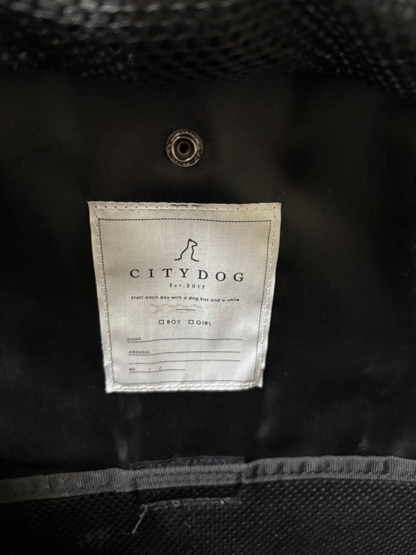 CITY DOG ネオプレーンバックパックキャリー　Rサイズ