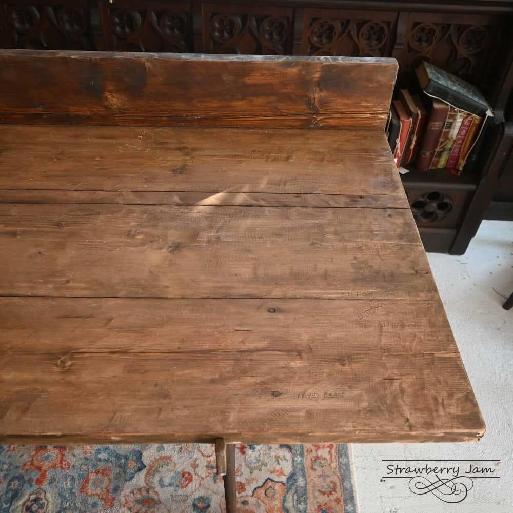 L3710-6 英国アンティーク ファームテーブルアトリエ テーブル 作業台