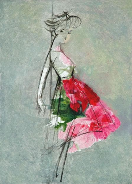 油絵 菅家令子 絵 絵画 インテリア 額付(銀) F4-071512 人物 女性