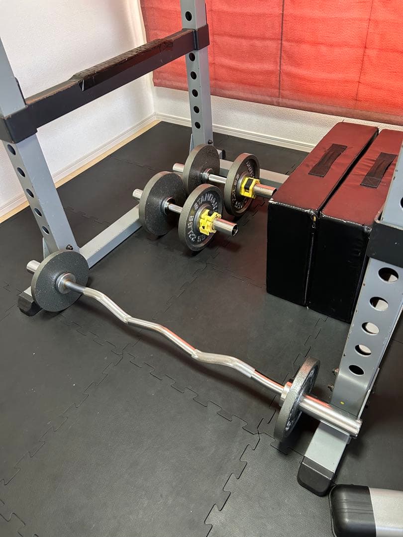 ホームジムセット　プレート計195キロ　約6畳参考　宮城県