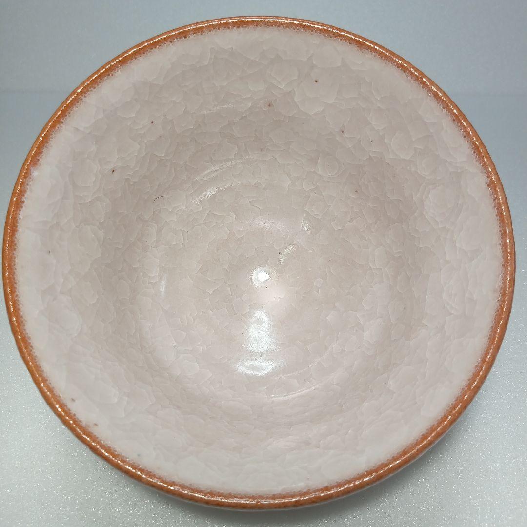 茶道具　薄氷紋　抹茶茶碗　陶磁器　瀬戸焼