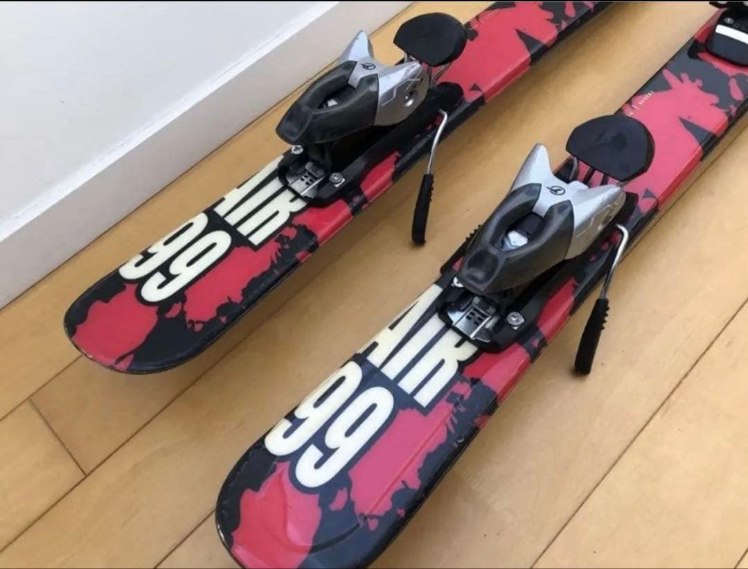 AIRWALK スキー板 99㎝ ビンディング付き　ショートスキー　ファンスキー