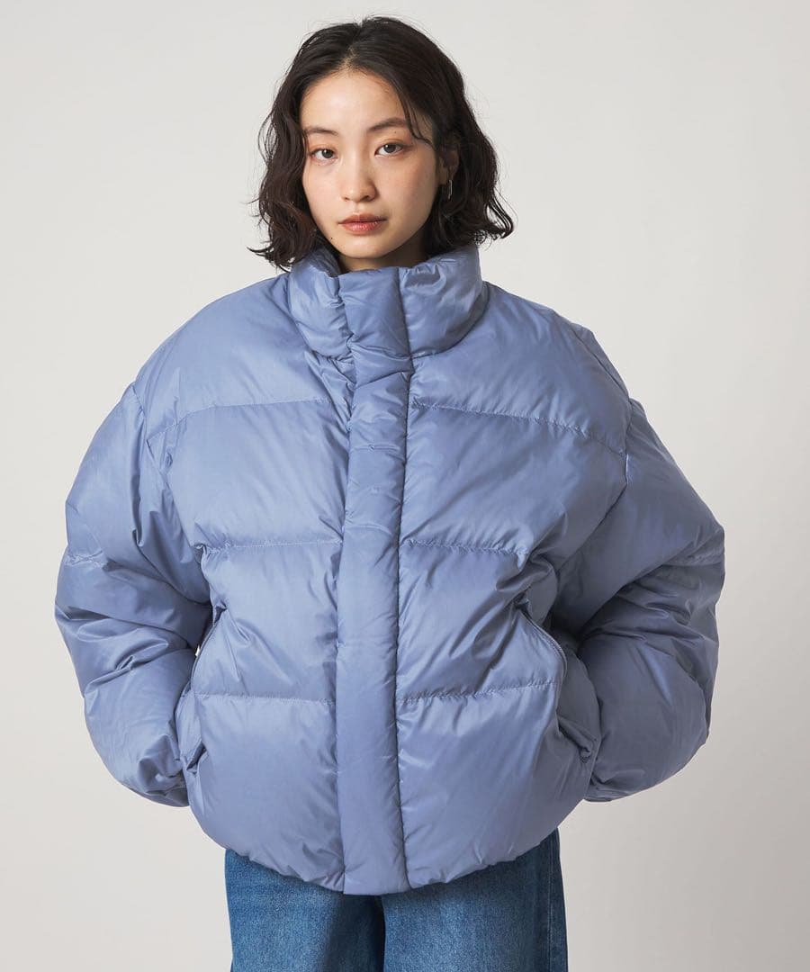 完売品【別注】＜TAION×CITEN＞バルーンダウンブルゾン　ライトブルー M