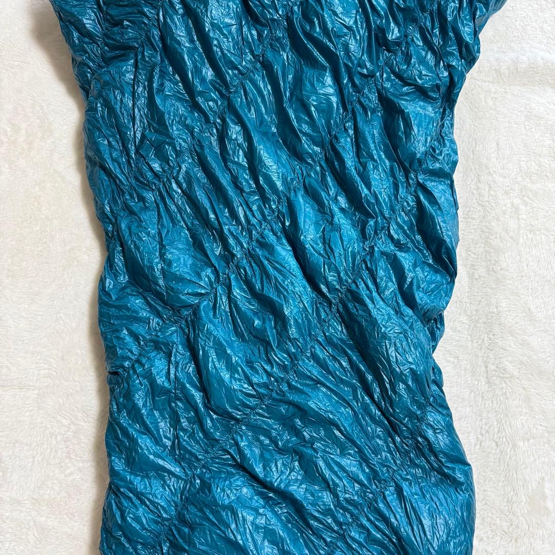 極美品モンベル800FP ダウンハガー800 #3 R/ZIP保管袋付　青緑