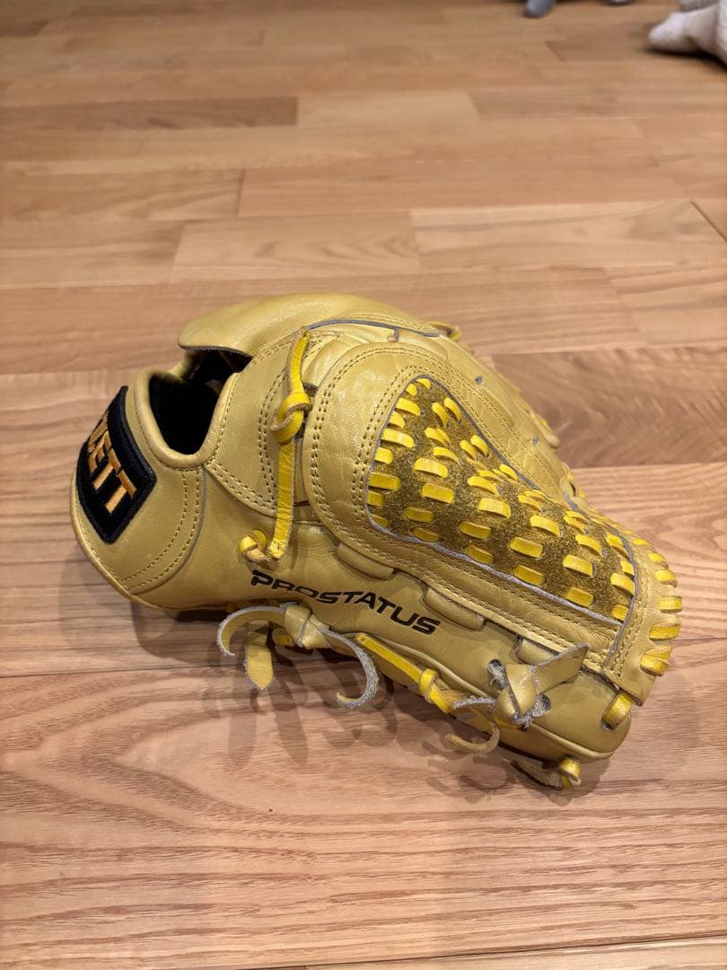 ZETT ゼット　プロステイタス　硬式　投手用　イエロー　BPG 51