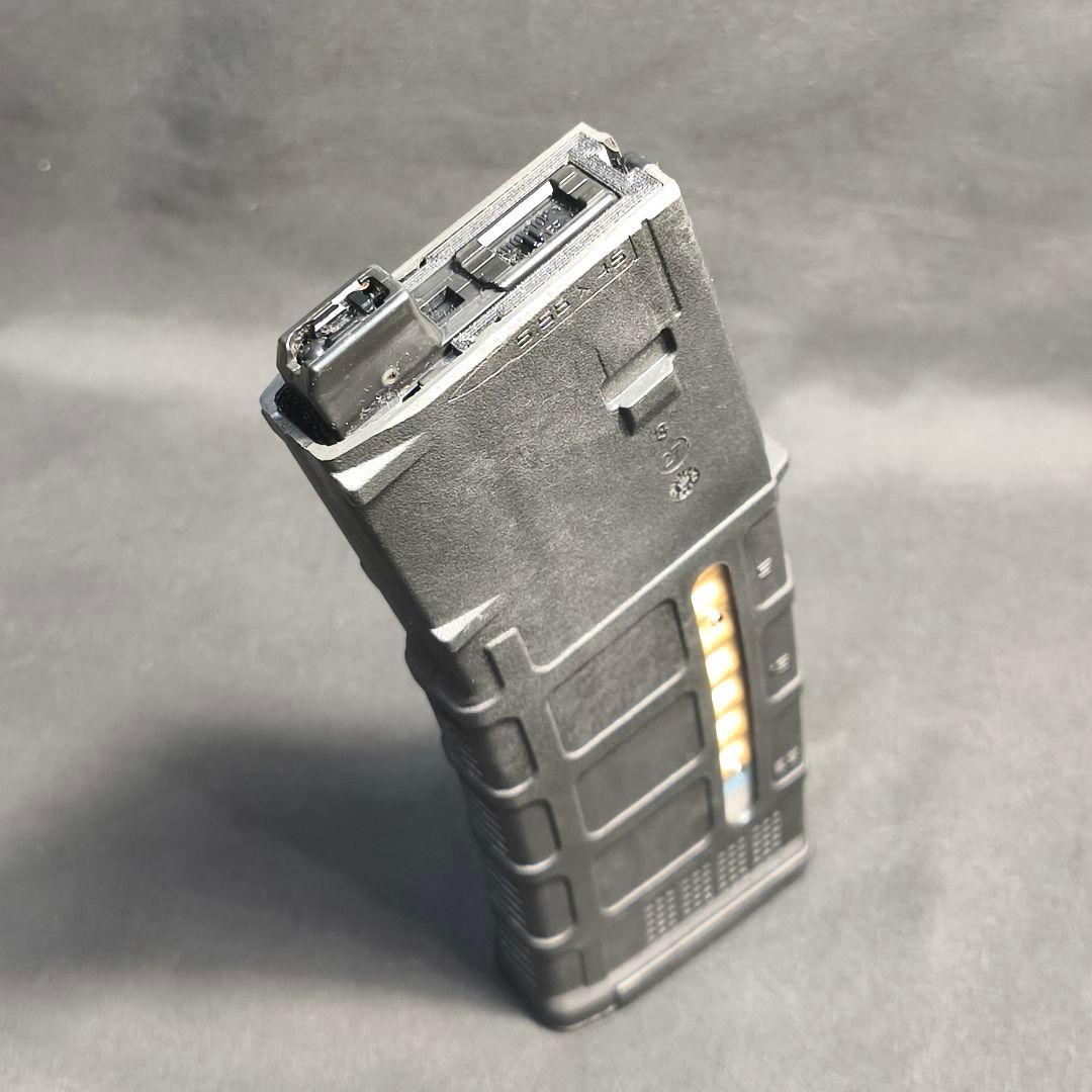 【ブルーガジェット】マルイ EVOLT エボルト PMAG実物加工マガジン 窓有