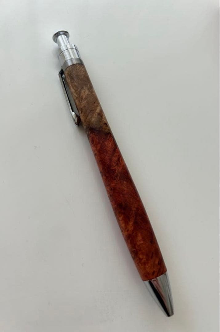 お*め様 工房楔 ルーチェペン 花梨紅白