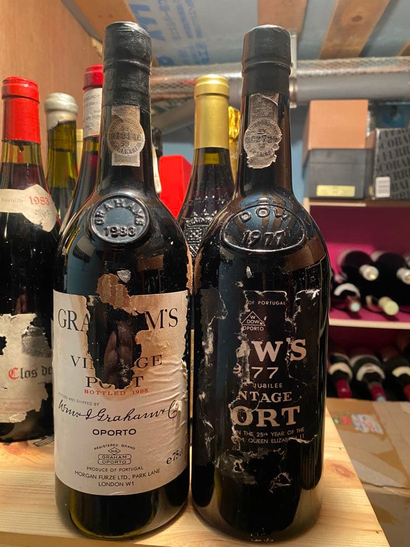 Graham's 1985 & Dow's 1977 ビンテージポート2本セット