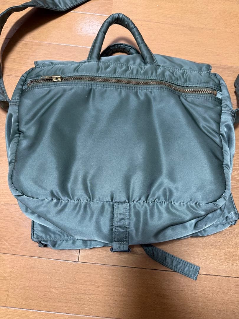 G*y様 極美品PORTER タンカー　ヘルメットバッグ　セージグリーンショルダ