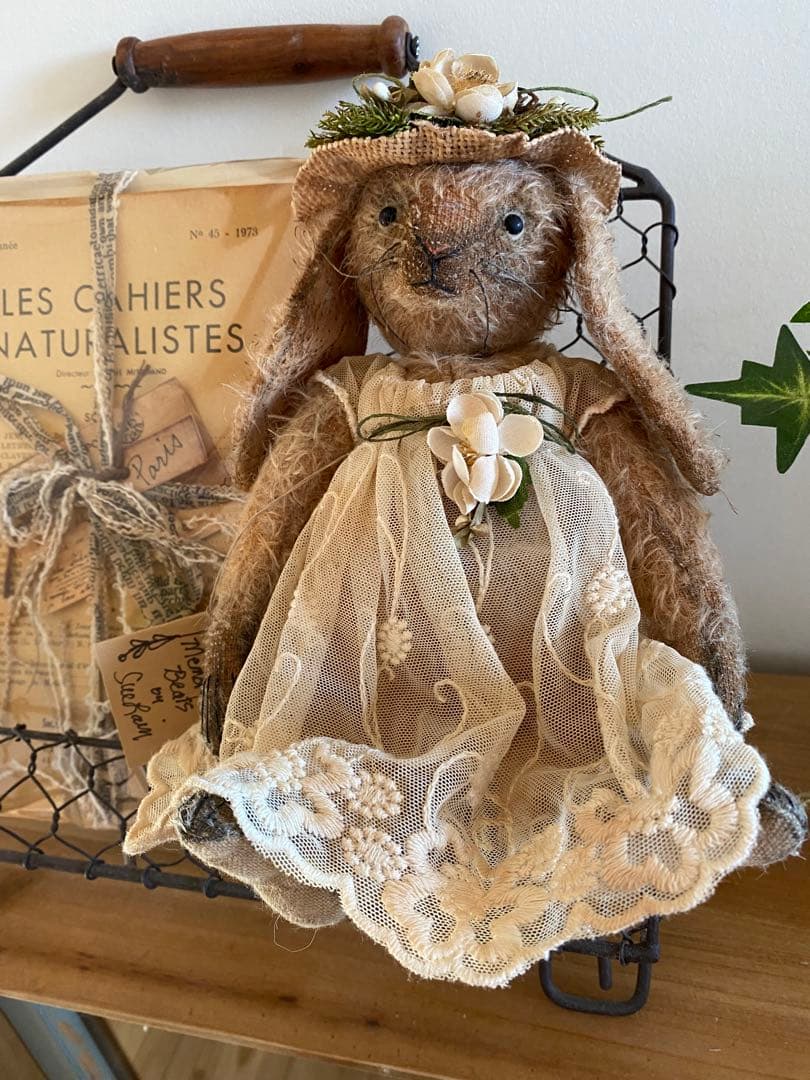 「本日限定お値下げ」美品作家さん製作うさぎ