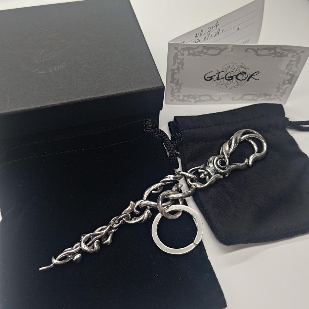 ひぽ　【GIGOR】シルバー キーチェーン NO-214