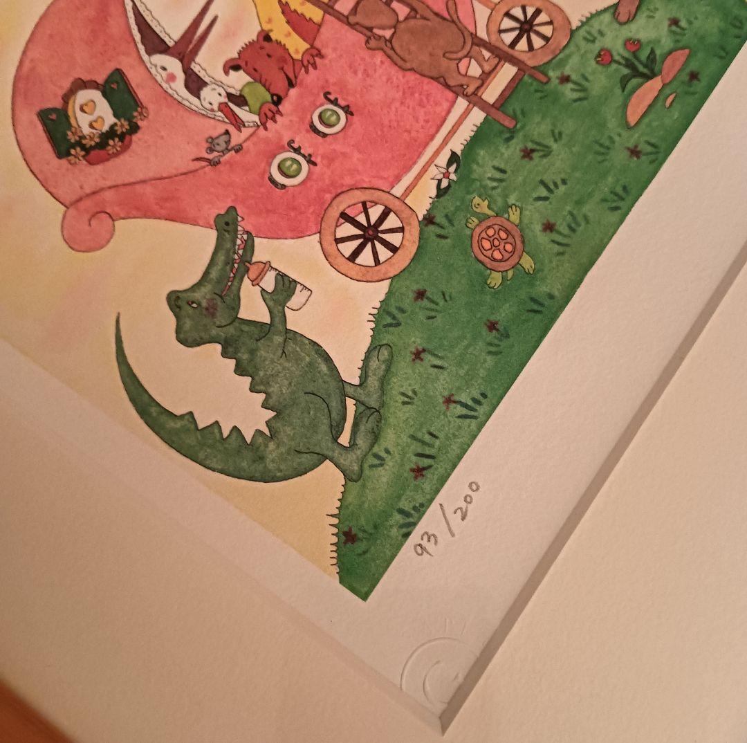 【新品未使用品】Clyv クリーブ　「子供達の箱舟」ジクレー