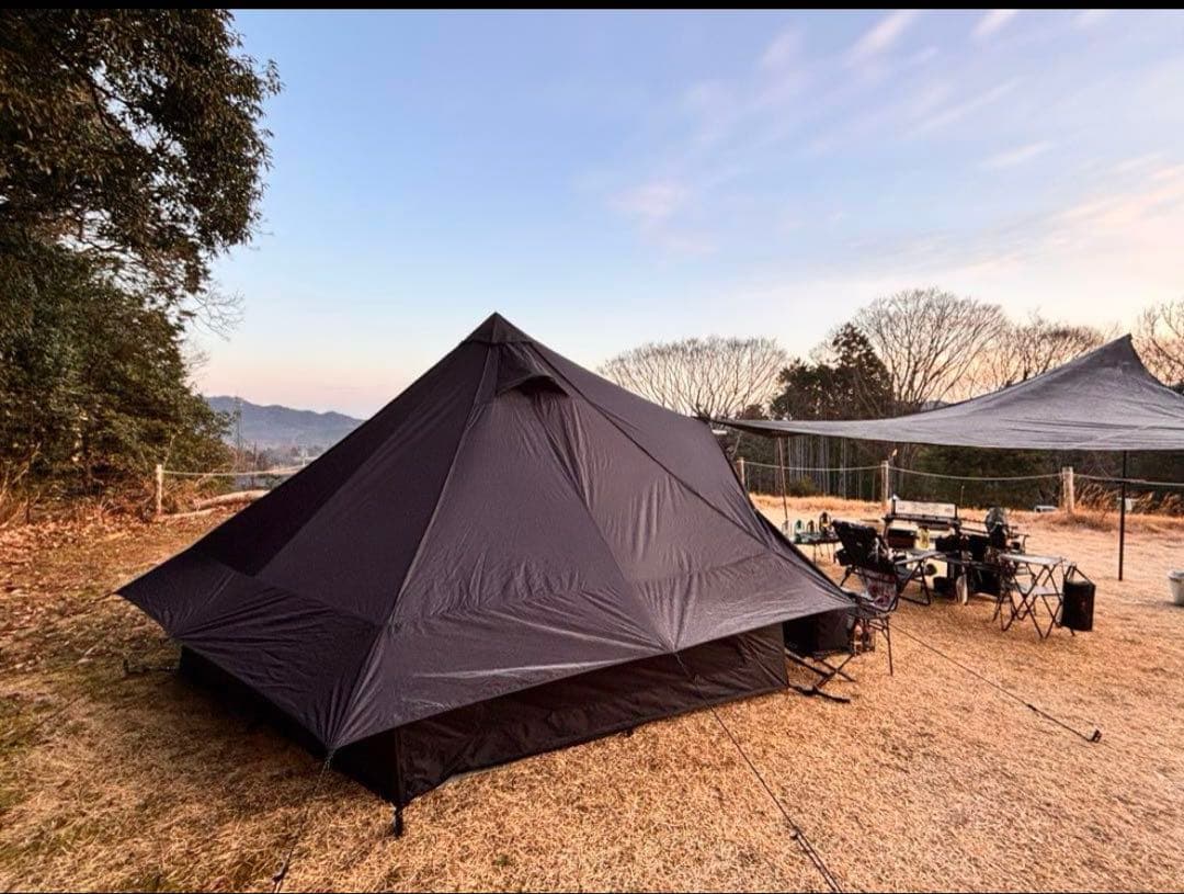 オガワ カナディアンイースト グロッケ8 ブラック モノポール テント キャンプ