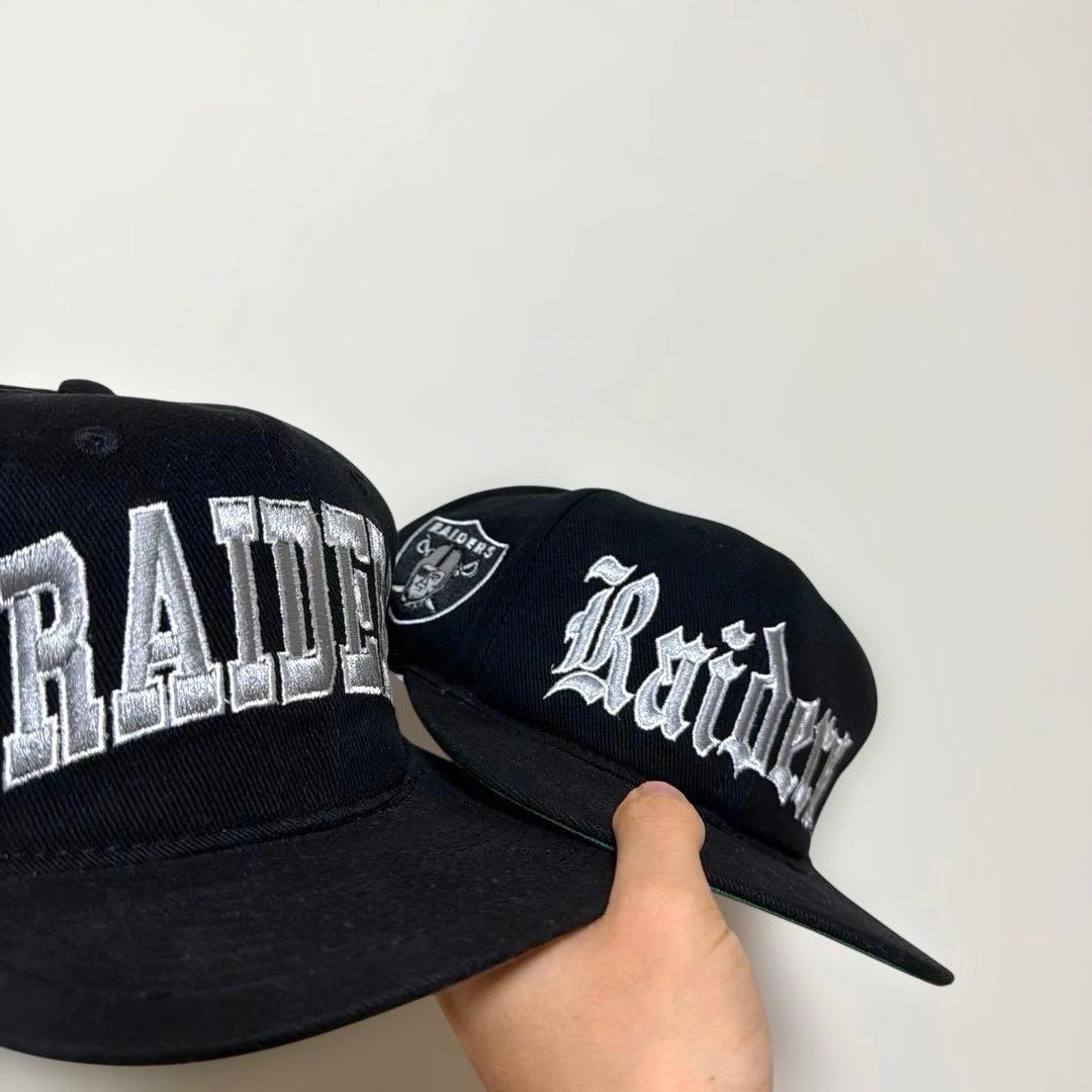【セット】ビンテージカスタム レイダース スナップバック キャップ