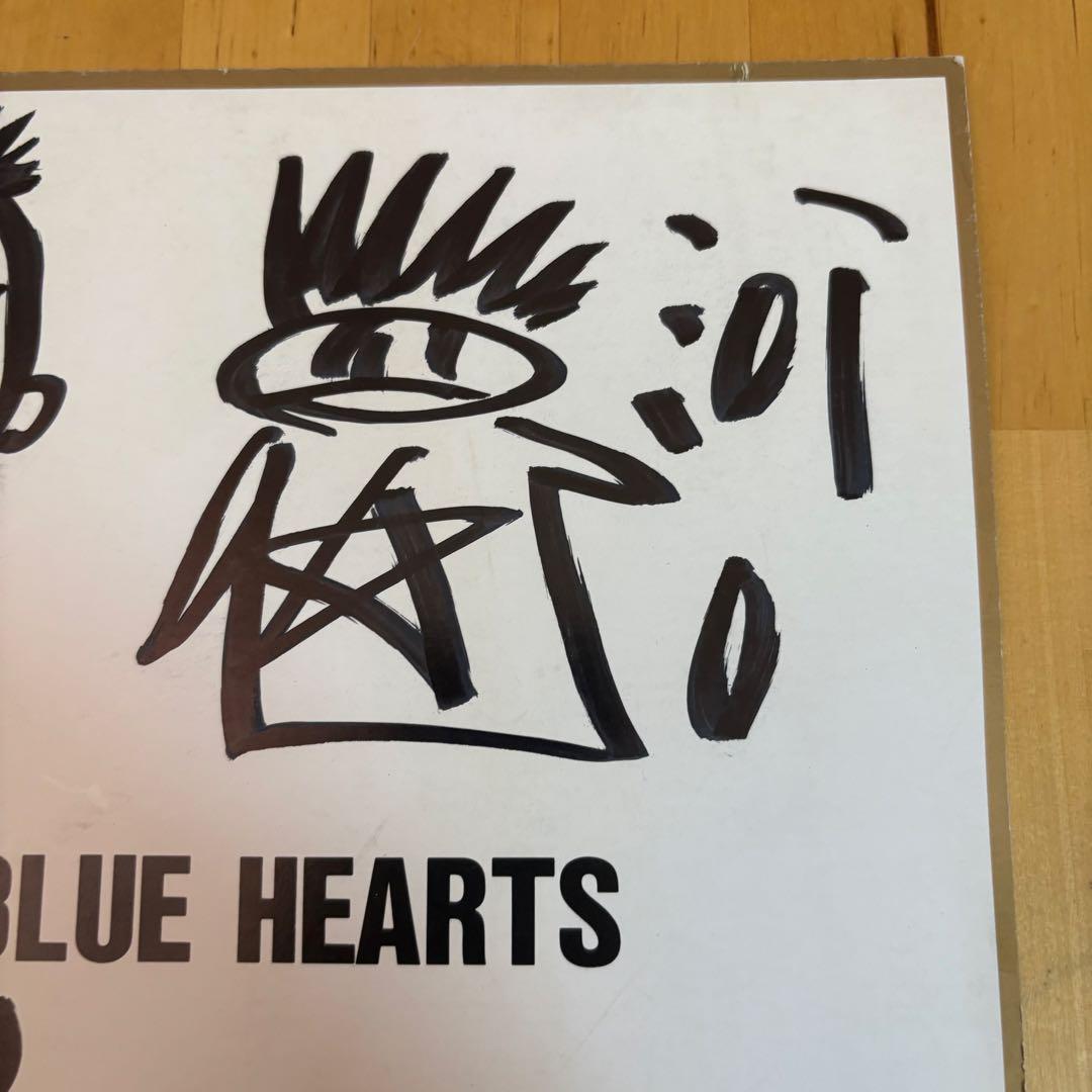 THE BLUE HEARTS 直筆サイン　サイン　色紙　1992 (9