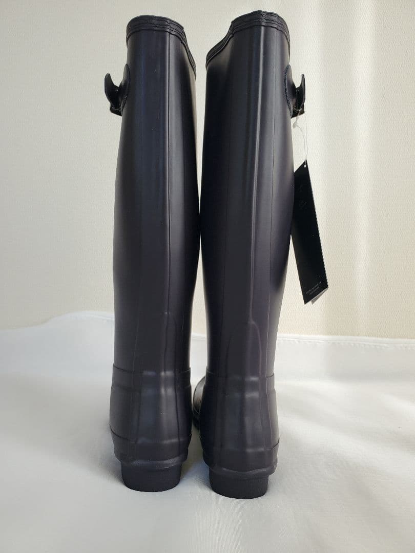 ハンター HUNTER パープル 長靴 タグ付 オリジナルトール