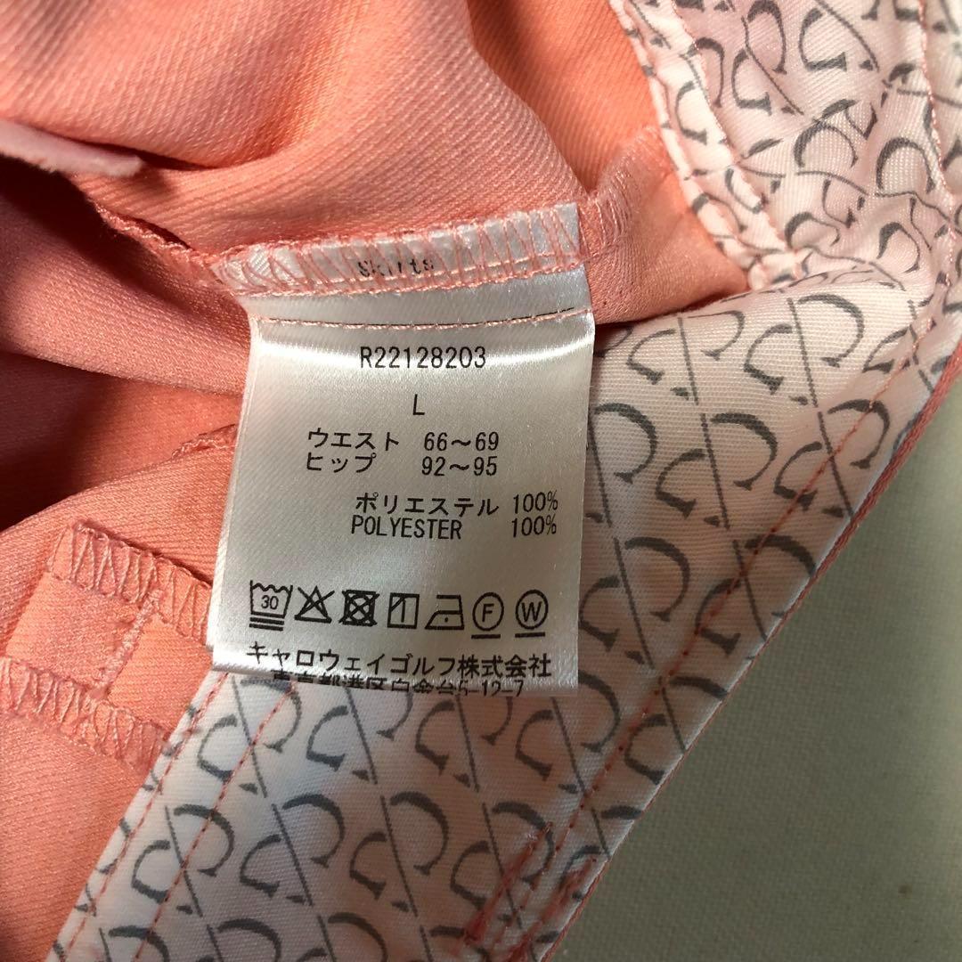 キャロウェイ レッドレーベル ハーフ ショート パンツ ピンク Lサイズ