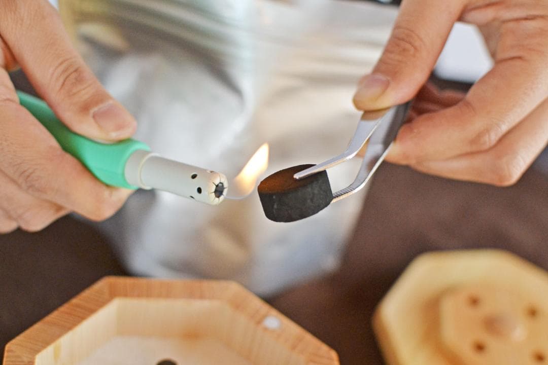 「もぐさんの箱きゅう」セット　煙・においの出ない箱温灸